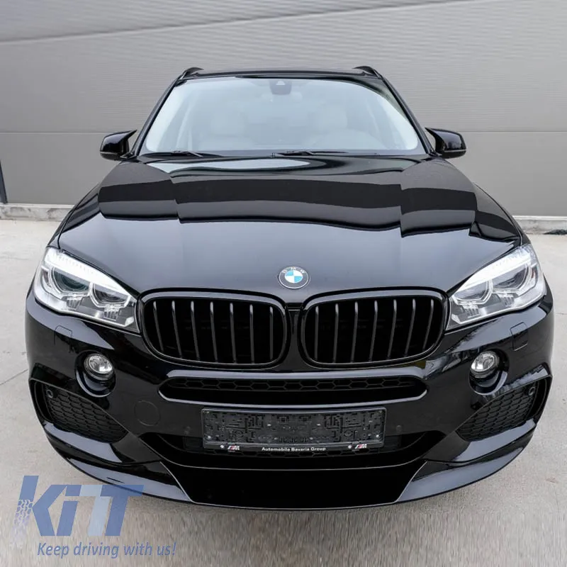 Mirror Covers suitable for BMW X3 F25, X4 F26, X5 F15, X6 F16 M4 Look Glossy Black 2 Pieces