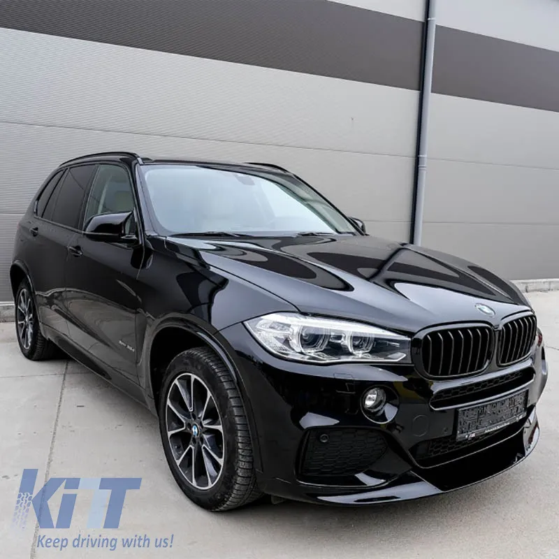 Mirror Covers suitable for BMW X3 F25, X4 F26, X5 F15, X6 F16 M4 Look Glossy Black 2 Pieces