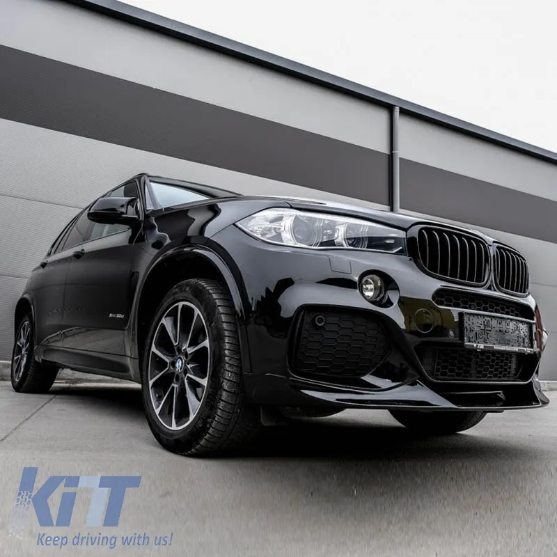 Mirror Covers suitable for BMW X3 F25, X4 F26, X5 F15, X6 F16 M4 Look Glossy Black 2 Pieces