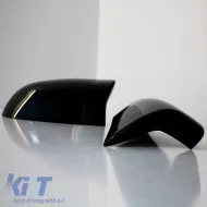 Mirror Covers suitable for BMW X3 F25, X4 F26, X5 F15, X6 F16 M4 Look Glossy Black 2 Pieces-image-6307689