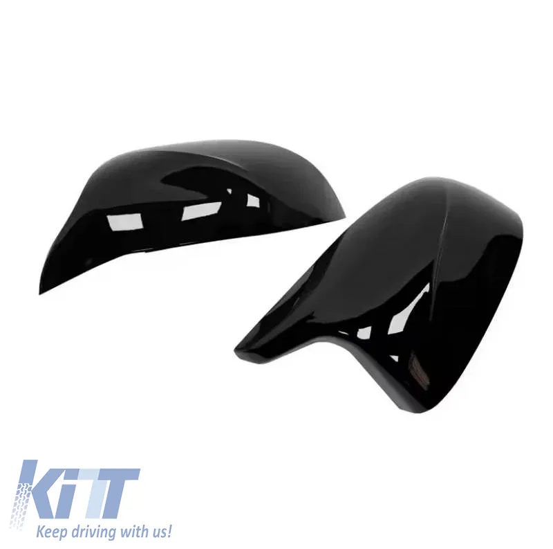 Mirror Covers suitable for BMW X3 F25, X4 F26, X5 F15, X6 F16 XM Look Glossy Black 2 Pieces