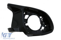 Mirror Covers suitable for BMW X3 G01 X3 G08 X4 G02 X5 G05 X6 G06 X7 G07 (2017-2020) M Sport Design Piano Black-image-6094619