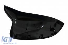 Mirror Covers suitable for BMW X3 G01 X3 G08 X4 G02 X5 G05 X6 G06 X7 G07 (2017-2020) M Sport Design Piano Black-image-6094622