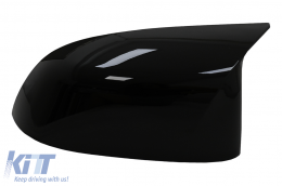 Mirror Covers suitable for BMW X3 G01 X3 G08 X4 G02 X5 G05 X6 G06 X7 G07 (2017-2020) M Sport Design Piano Black-image-6096038