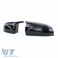 Mirror Covers suitable for BMW X5 E70 06-13 / X6 E71 08-13 M4 Look Glossy Black 2 Pieces-image-6301035