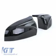 Mirror Covers suitable for BMW X5 E70 06-13 / X6 E71 08-13 M4 Look Glossy Black 2 Pieces-image-6301036