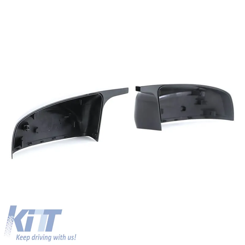 Mirror Covers suitable for BMW X5 E70 06-13 / X6 E71 08-13 M4 Look Glossy Black 2 Pieces
