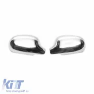 Mirror Covers suitable for Daewoo Lanos Chrome 2 Pieces-image-6301083