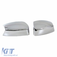 Mirror Covers suitable for Ford Focus C-Max 10+, S-Max 07-15, Galaxy 06-15, Kuga 08-13 Chrome 2 Pieces