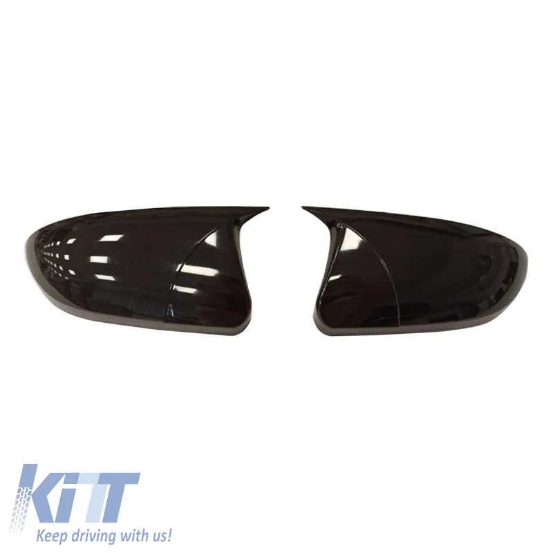 Mirror Covers suitable for Hyundai I20 2014-2020 Without Indicators Glossy Black 2 Pieces