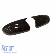Mirror Covers suitable for Hyundai I20 2014-2020 Without Indicators Glossy Black 2 Pieces-image-6314297