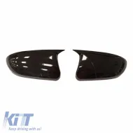 Mirror Covers suitable for Hyundai I20 2014-2020 Without Indicators Glossy Black 2 Pieces-image-6315375