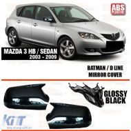 image-17-MIRROR COVERS suitable for MAZDA 3 2003-2009