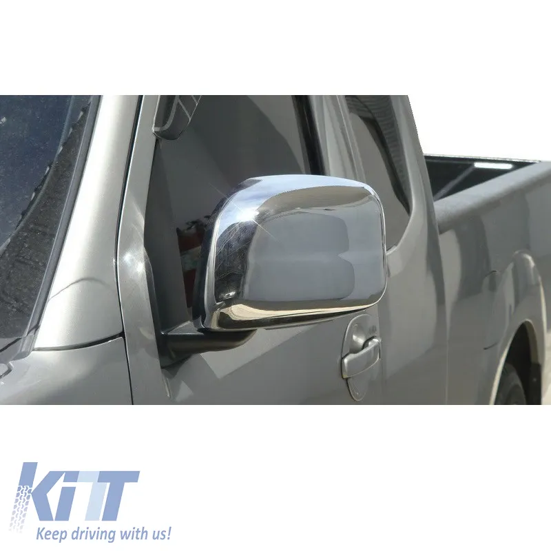 Mirror Covers suitable for Nissan Navara 2006-2009 Chrome 2 Pieces