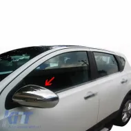 Mirror Covers suitable for Nissan Qashqai 2008-2013 Chrome 2 Pieces-image-6309194