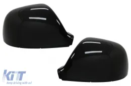 image-11-Mirror Covers suitable for VW Amarok (2010-2020) Transporter Multivan T5 Facelift (2010-2015) Transporter T6 (2016-2018) Piano Black