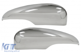 Mirror Covers suitable for VW Golf 6 VI (2008-2014) Stainless Steel - MCVWG6SS