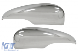 Mirror Covers suitable for VW Golf 6 VI (2008-2014) Stainless Steel