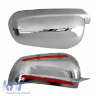 Mirror Covers suitable for VW Golf IV (4) 98-04, Bora 98-04, Passat 3B 97-00 Small - Large Chrome 2 Pieces-image-6309154