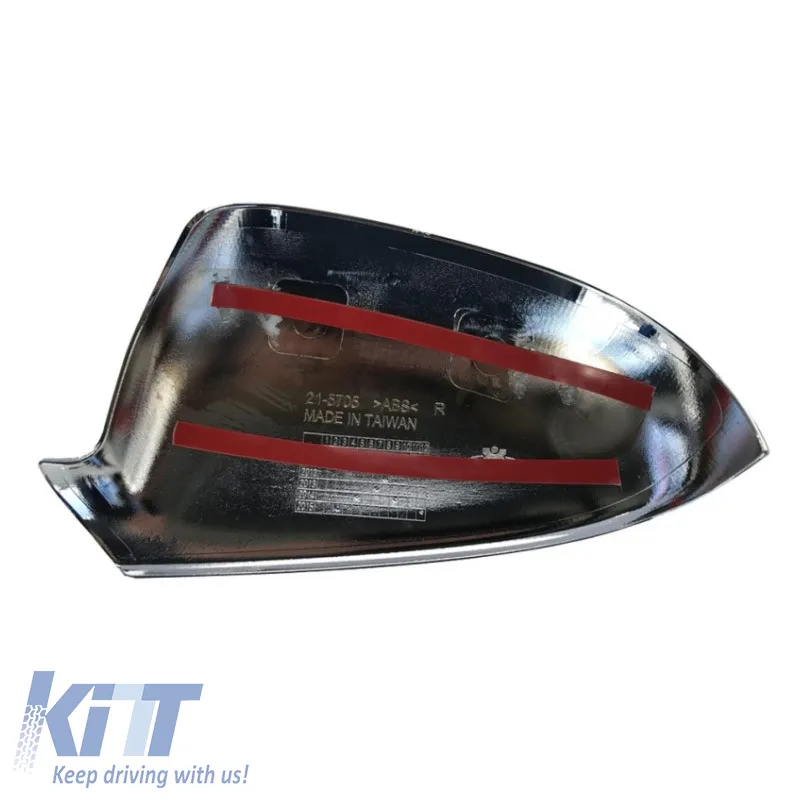 Mirror Covers suitable for VW Golf V (5) 03-08 / Jetta 05-10 / Eos 06-08 / Sharan 04-10 / Passat 3BG 04-05 Chrome 2 Pieces