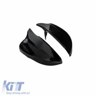Mirror Covers suitable for VW Golf VI (6) 08-12, Touran 10-15 R Look Clip On Glossy Black 2 Pieces-image-6324151