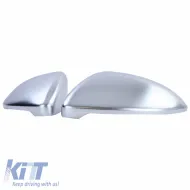 Mirror Covers suitable for VW Golf VII (7) 12-20 / Touran 15+ Brushed Aluminum 2 Pieces-image-6301817