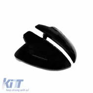 Mirror Covers suitable for VW Golf VII (7) 12-20, Touran 15+ R Look Clip On Glossy Black 2 Pieces-image-6324738