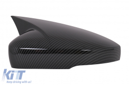 Mirror Covers suitable for VW Polo 6R 6C MK5 (2009-2017) Up! Hatchback (09.2016-2019) Carbon Look-image-6107992