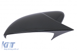 Mirror Covers suitable for VW Polo 6R 6C MK5 (2009-2017) Up! Hatchback (09.2016-2019) Carbon Look-image-6107993