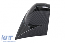 Mirror Covers suitable for VW Polo 6R 6C MK5 (2009-2017) Up! Hatchback (09.2016-2019) Carbon Look-image-6107995