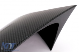 Mirror Covers suitable for VW Polo 6R 6C MK5 (2009-2017) Up! Hatchback (09.2016-2019) Carbon Look-image-6108314