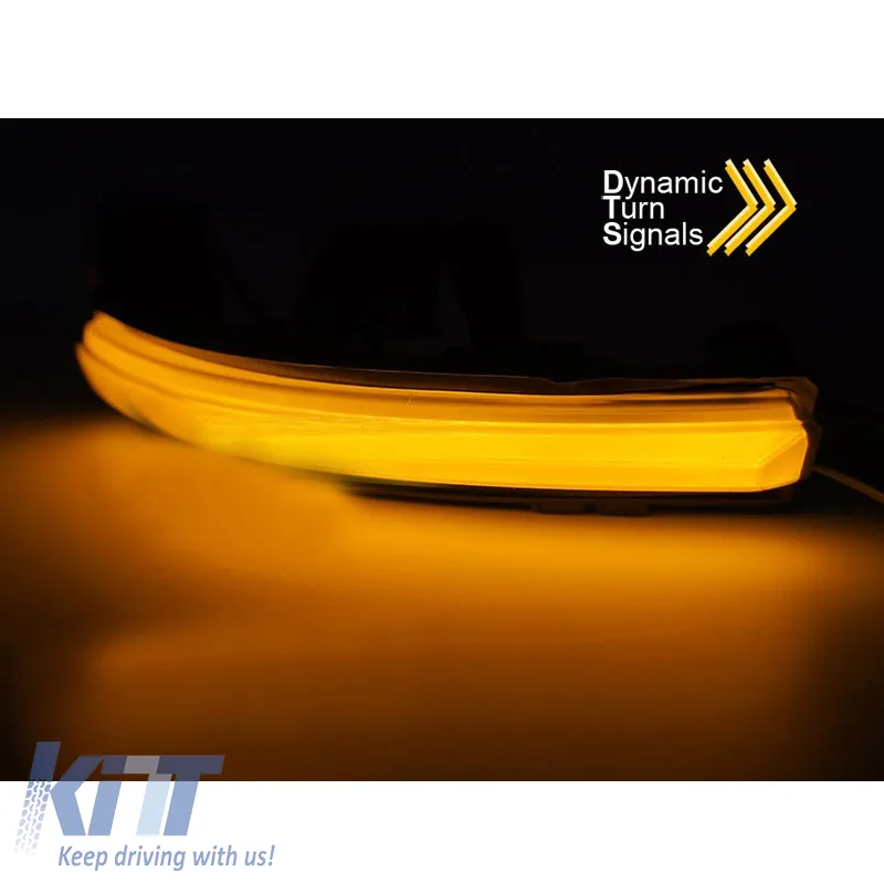 Mirror Dynamic Led suitable for Volvo S90 V90 V60 XC40 Smoke 2 pcs