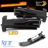 Mirror Dynamic Led suitable for Volvo XC60 14-17 Facelift Smoke 2 pcs