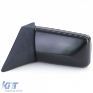 Mirror exterior mirror left manual with mirror glass for Mercedes W124 W201-image-6326996