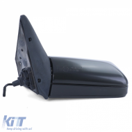 Mirror exterior mirror left manual with mirror glass for Mercedes W124 W201-image-6327000