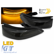 Mirror Indicators suitable for Toyota Yaris 11-19 LED Dynamic Smoke 2Pc