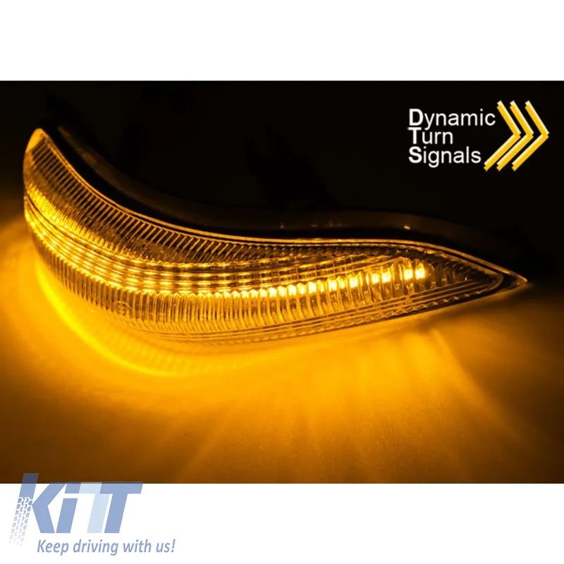 Mirror Indicators suitable for Toyota Yaris 11-19 LED Dynamic Smoke 2Pc