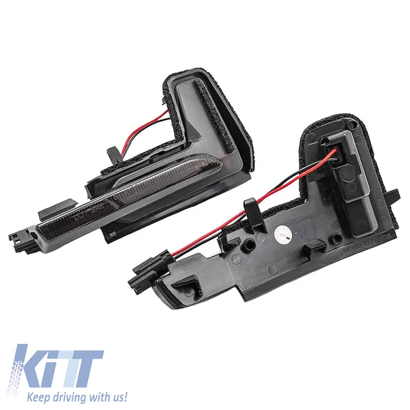 Mirror Indicators suitable for Volvo XC60 14+ / XC90 14+ / V90 16+ Led Dynamic Black Smoke 2 Pcs