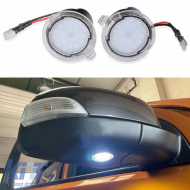 Mirror Led Lights suitable for Ford Edge 07-18 / Mondeo MK5 15-17 / Fusion 14-15 / Raptor 09-14 / Ranger 15-17 / Mustang 15-17 18 SMD Led 6000K White 2 Pcs