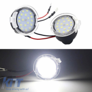 Mirror Led Lights suitable for Ford Edge 07-18 / Mondeo MK5 15-17 / Fusion 14-15 / Raptor 09-14 / Ranger 15-17 / Mustang 15-17 18 SMD Led 6000K White 2 Pcs-image-6315373