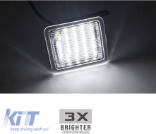 Mirror LED Lights suitable for Ford Focus 01-18 / Mondeo 07-14 / Kuga 08-12 / Escape 15-16 SMD LED 6000K White 2 Pcs