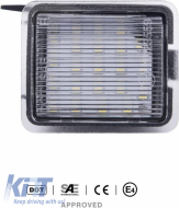 Mirror LED Lights suitable for Ford Focus 01-18 / Mondeo 07-14 / Kuga 08-12 / Escape 15-16 SMD LED 6000K White 2 Pcs