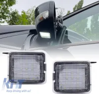 image-9-Mirror LED Lights suitable for Ford Focus 01-18 / Mondeo 07-14 / Kuga 08-12 / Escape 15-16 SMD LED 6000K White 2 Pcs
