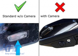 Mirror Led Lights suitable for Land Rover Discovery, Range Rover, Freelander, Volvo S60, V70, XC70 Led 6000K White 2 Pcs