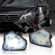Mirror Led Lights suitable for Mercedes-Benz W201 / W246 / C117 / C218 / C207 / X156 / W176 / W201 / W202 / W204 / W124 / W212 / W221 Led 6000K White 2 Pcs