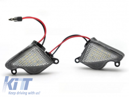 Mirror Led Lights suitable for Skoda Octavia 1Z 2009-2013, 5E 2013-2016, Superb 2008-2015 Led 6000K White 2 Pcs