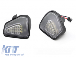 Mirror Led Lights suitable for VW Scirocco 08-17, Passat B7 10-14, Jetta 11-18, Eos 11-15 Led 6000K White 2 Pcs