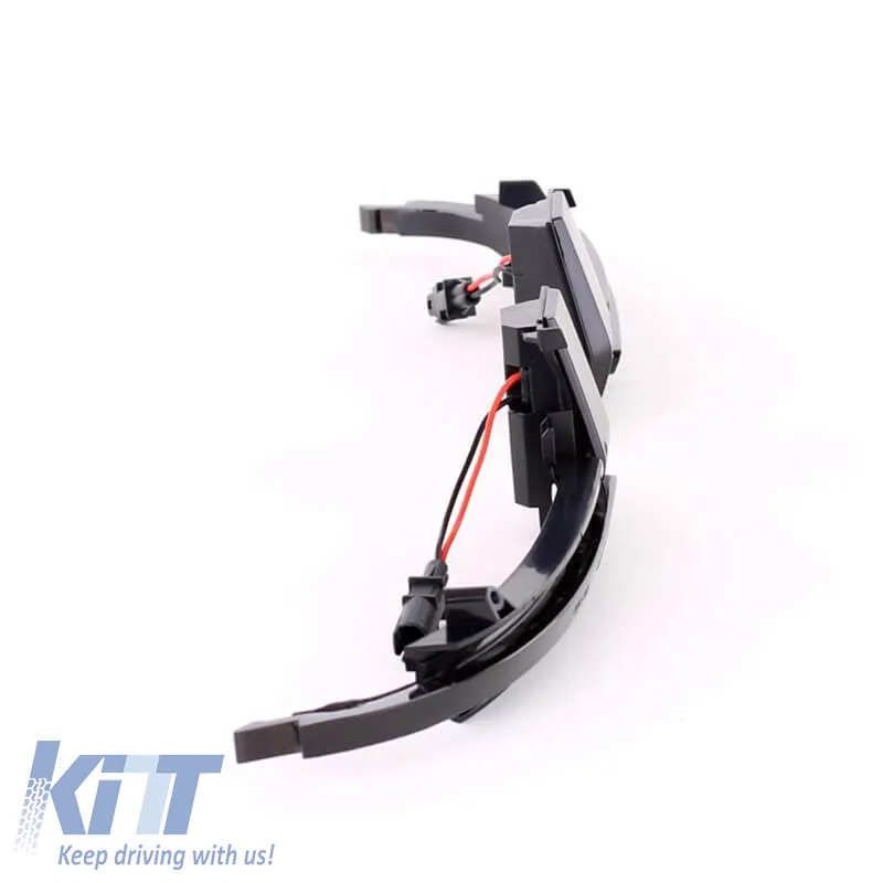Mirror Led suitable for Audi A3 8P 08-10 / A4 A5 B8 07-09 / A6 C6 08-10 / A8 07-10 / Q3 07-17 Dynamic Canbus Black/Smoke 2 Pcs