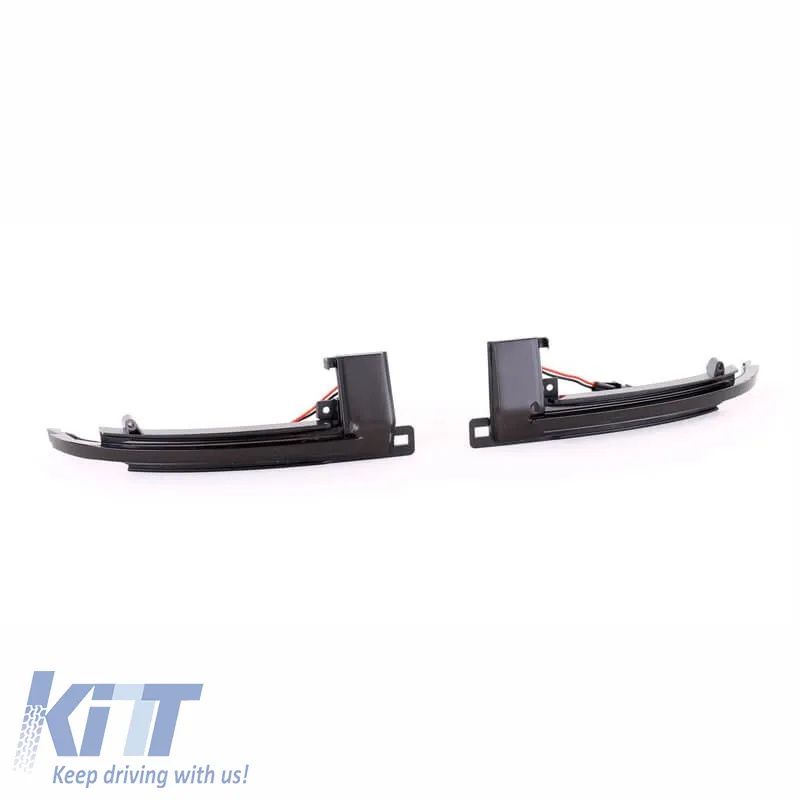 Mirror Led suitable for Audi A3 8P 08-10 / A4 A5 B8 07-09 / A6 C6 08-10 / A8 07-10 / Q3 07-17 Dynamic Canbus Black/Smoke 2 Pcs