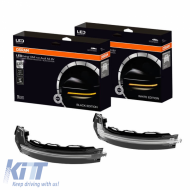 Mirror LED suitable for Audi A3 8V 12-20 Osram Dynamic Canbus Black 2 Pcs